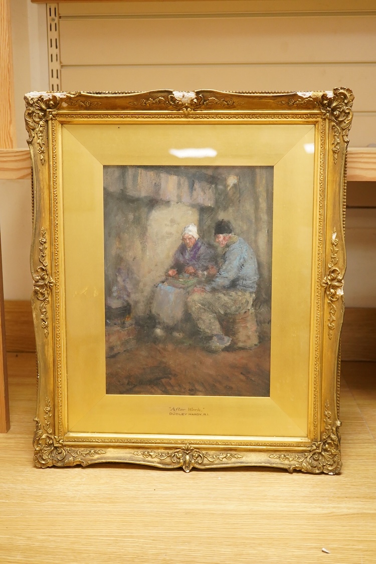 Dudley Hardy (1865-1922), 'After Work', signed lower left, watercolour, 34 x 24cm